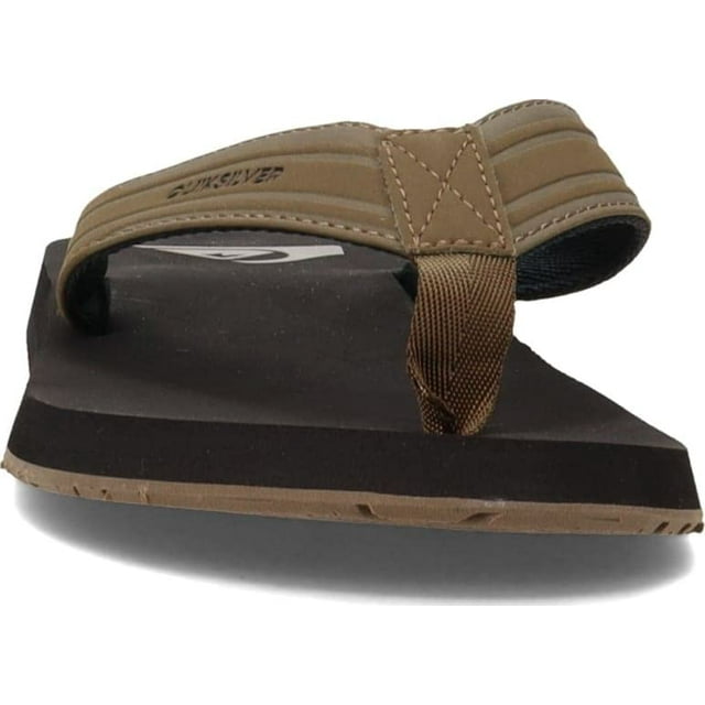 Quiksilver Sandale à 3 Pointes Monkey Wrench pour Homme, Beige/uni, 10 M US