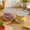 A, variant on Small Glass Bowls with Airtight Lids 8oz Stackable Custard Cups for Food Storage Containers with Lids