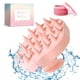thumbnail image 1 of Scalp Massager Shampoo Brush, Hair Scalp Scrubber Head Massager with Soft Silicone Bristles for Women Men Kids Pets Shower and Hair Growth(Pink) Includes 5 Pcs Hair Ties, 1 of 1