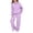 51#Light Purple, variant on Girls Sweatsuit Fashion 2 Piece Hoodie and Sweatpants Set 5-14 Years Hooded Sweatshirts and Wide Leg Joggers Warm Tracksuit with Pockets