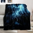 thumbnail image 4 of Lightning Bolt Blanket - Lightning Bolt Throw Blanket Lightning Bolt Gift Blanket for Girls Lightning Blanket for Adults Kids Lightning Fleece Blanket Camping, 60" x 50", 4 of 6