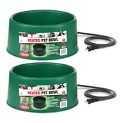 Angle View: Farm Innovators 1.5 Gallon Electric Heated Pet Water Bowl, 60W, (2 Pack)