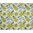 thumbnail image 4 of oneOone Polyester Spandex Yellow Fabric Florals Sewing Material Print Fabric By The Yard 56 Inch Wide-X6S, 4 of 4