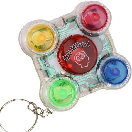 BESTSKY Sound Game,Educational Puzzle Toy Memory Game with Lights and Sounds Toy,5*5*1.5cm Video Games for Kids Ages 4-8,White