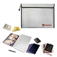 thumbnail image 2 of Bolsa De Documentos Ignífuga Bolsa De Almacenamiento Resistente Al Fuego Y Al Agua Para Ipad Documentos En Efectivo Joyas Pasaporte Inevent HA023890-00, 2 of 7