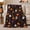 Candy Corn Friends, variant on Cute autumn celebration Characters Kawaii-Inspired Cartoon, Warm Flannel Blanket for Living Room and Reading Nook, Festive autumn celebration Scene, Animal Lovers autumn celebration Gift