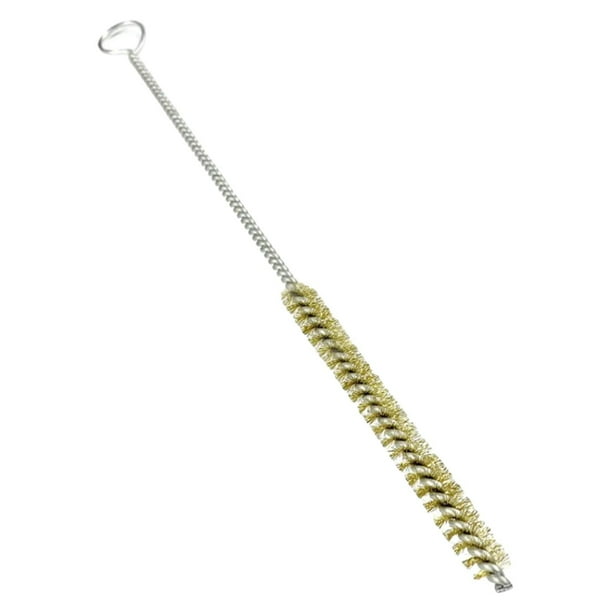 Cepillo de tubo removedor de pintura flexible multiusos pequeño cepillo de alambre de mango largo óxido S