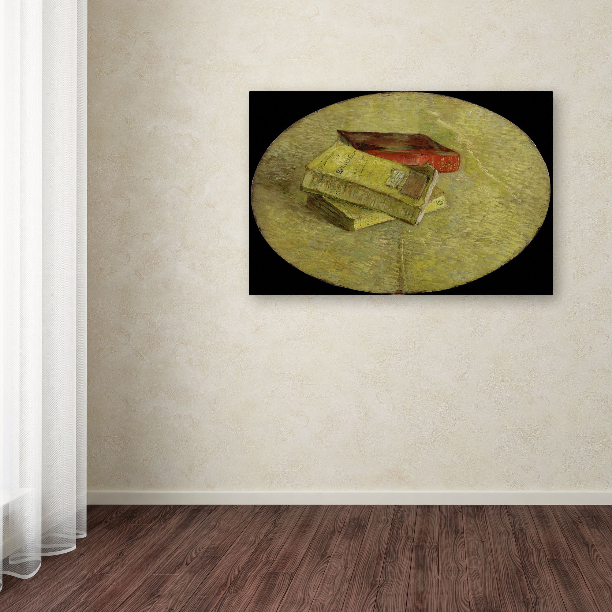 Van Gogh 'Three Books' Canvas Art