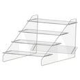 thumbnail image 3 of AMLESO Acrylic Display Stand 4 Tier Cosmetics Storage Rack for Living Room Cupboard, 3 of 8