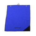 thumbnail image 1 of Golf Towel With Brush 40x60cm Portable Microfiber Fabric Waffle Pattern 6-Color Options Blue, 1 of 6