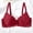 Red, variant on Tqyyweavej Women's Lace Bras Underwire Everyday Comfort Demi Bras Lightly Lined Breathable Supportive Bras Size 70B to 85D