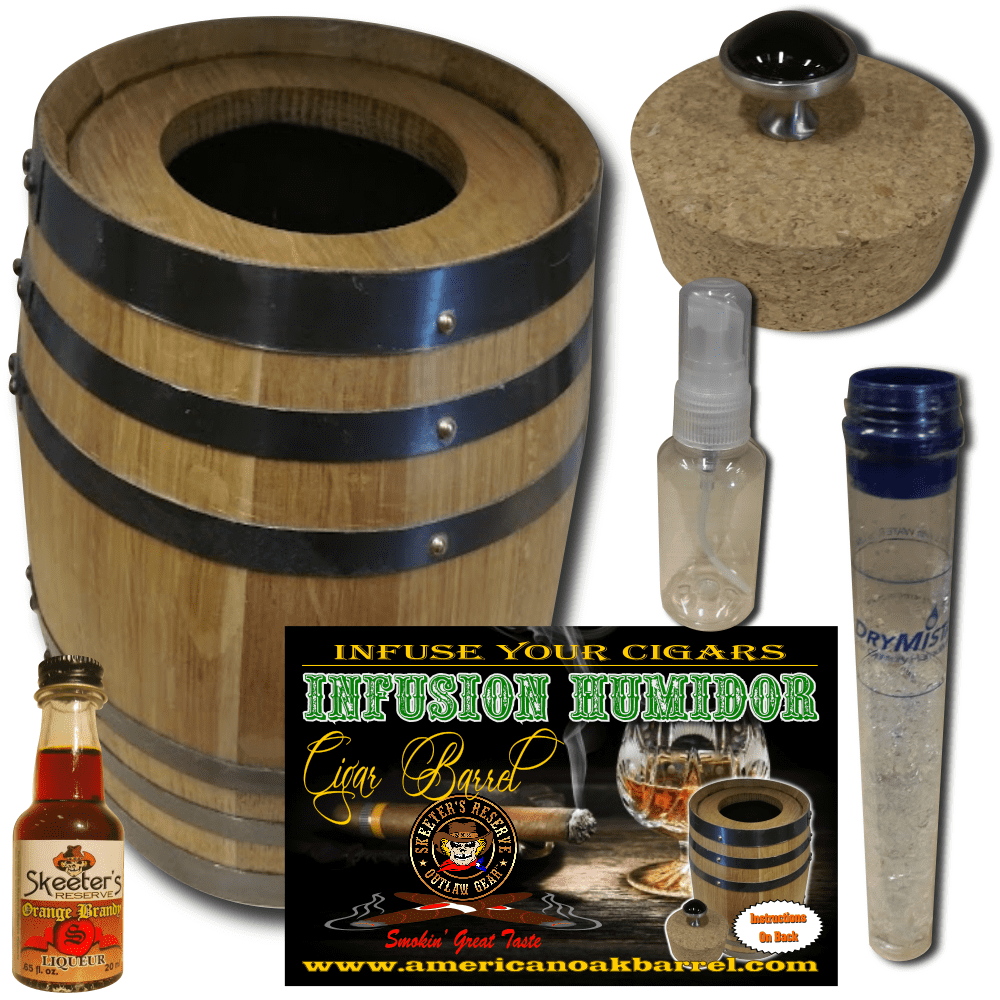 Infusion Humidor Cigar Barrel™ Orange Brandy