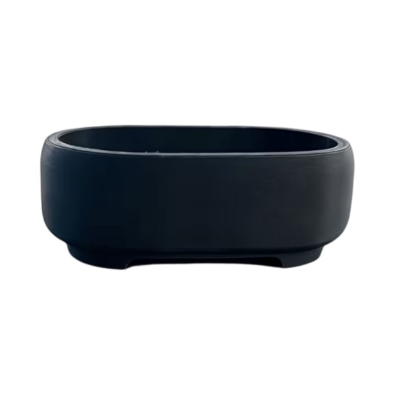 Decorative Plant Pot and Modern Gardening Container for Succulents and Herbs Elegant Indoor Planter 6X3 Inch Black