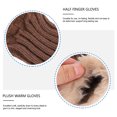 thumbnail image 2 of FENGGUIQU Women’s Winter Warm Half Finger Gloves, 2 Pairs, , Cozy Fit for Outdoor and Daily Use, 2 of 6