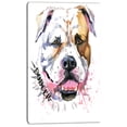 thumbnail image 2 of Chien Mignon à Bouche Ouverte - Art Mural sur Toile, 2 of 3