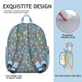 thumbnail image 2 of Farmhouse Aesthetic Floral Backpack - Waterproof & Padded Design, 2 of 5