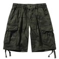 thumbnail image 2 of cllios Men's Camo Cargo Shorts Summer Classic Fit Work Shorts Fitness Athletic Shorts with Multi Pockets Cargo Shorts for Men Under $10 Army Green,34, 2 of 4
