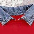 thumbnail image 6 of Toddler Baby Girl Clothes Toddler Girl Outfit Ruffle Sleeve Shirt Flare Pant Set Fall Winter Clothing for 24 Months 2T 3T 4T 5T 6T 7T Girl Watermelon Red Size 2-3 Years, 6 of 8