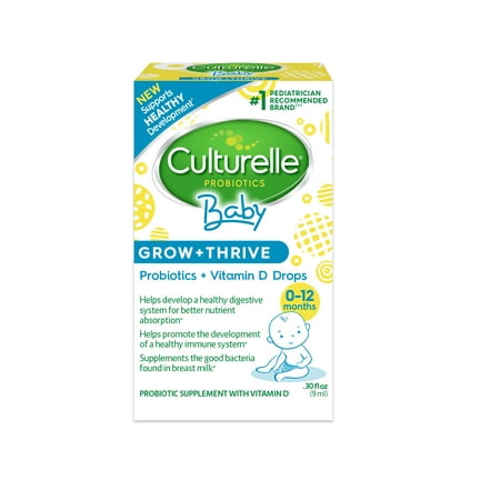 Culturelle Baby Grow + Thrive Probiotic and Vitamin D