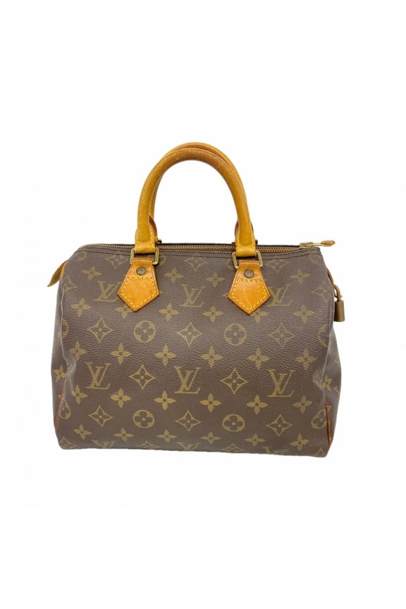 Pre-Owned Louis Vuitton Monogram Speedy 25 Handbag M41109 Brown Women's