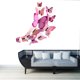 thumbnail image 5 of Advancent 12 unids/set 3D mariposa pared pegatina sala de estar dormitorio adhesivo 3D papel de pared PVC calcomanía decoración del hogar Decoración del hogar Rosado rojo Advancent HA002018-03, 5 of 6