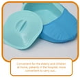 thumbnail image 3 of HEANUJJ 1 Set Female Bed Pan Plastic Sky-blue For Elderly Use, 3 of 8