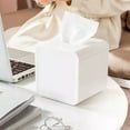 thumbnail image 4 of White Tissue Box Cover - Decorative Plastic Tissue Holder for Living Room, Bathroom & Office, 4 of 6