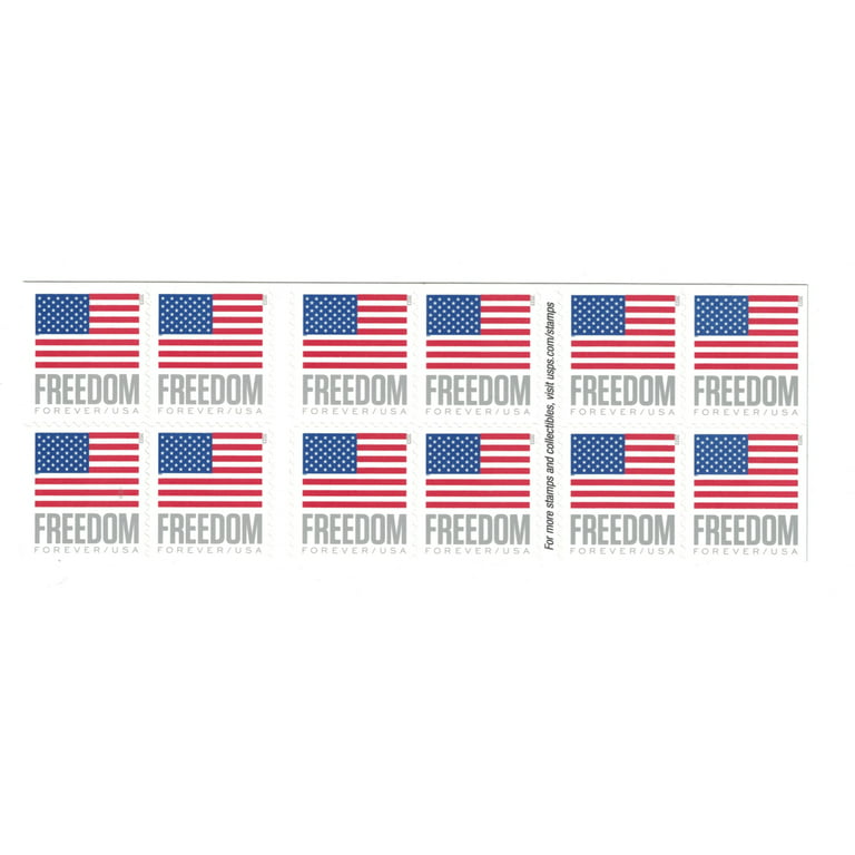 100 Forever Stamps 2023 U.S. Flag USPS First-Class Postage Stamps
