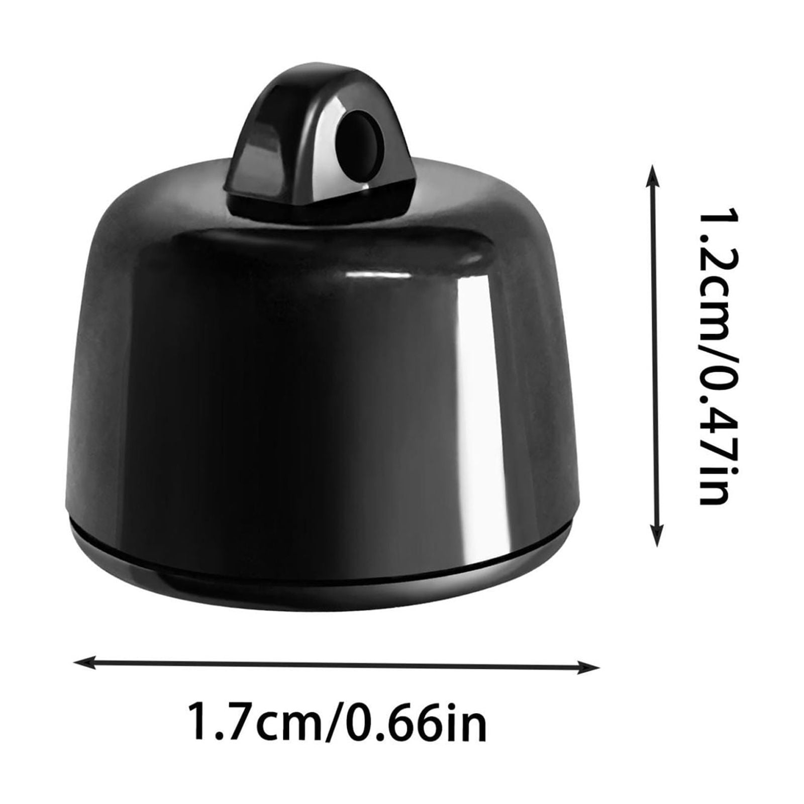 Mini Tracker for Pets, Smart Pet Tracker Location Tracking Collar, Mini Trackers for Pets iOS and Android, Small Pet Locator for Cats, Works Worldwide with Any Collar, No Other Fees (Black),Black A