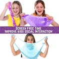 thumbnail image 5 of GirlZone Egg Surprise Stretchy Galaxy Slime Kit, Purple, 41 Count, 5 of 8