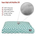 thumbnail image 3 of Majestic Pet | Chevron Rectangle Pet Bed For Dogs, Removable Cover, Teal, Small, 3 of 6