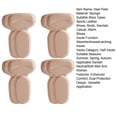 thumbnail image 6 of Yesbay 4 Pairs Heel Pads for Shoes Heel Inserts for Women Heel Grips,Reusable Heel Protectors Heel Cushion Liners Prevent Blisters Loose Shoes Shoe Fillers, 6 of 10