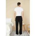 thumbnail image 4 of WORW Mens Pajama Pants, Soft Cotton Sleep Lounge Pants - Black, XX-Large, 4 of 6