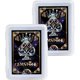 thumbnail image 1 of Baraja Gemstone Deck de plástico impermeable con diseño de gemas, 54 cartas, 2 paquetes, 1 of 9