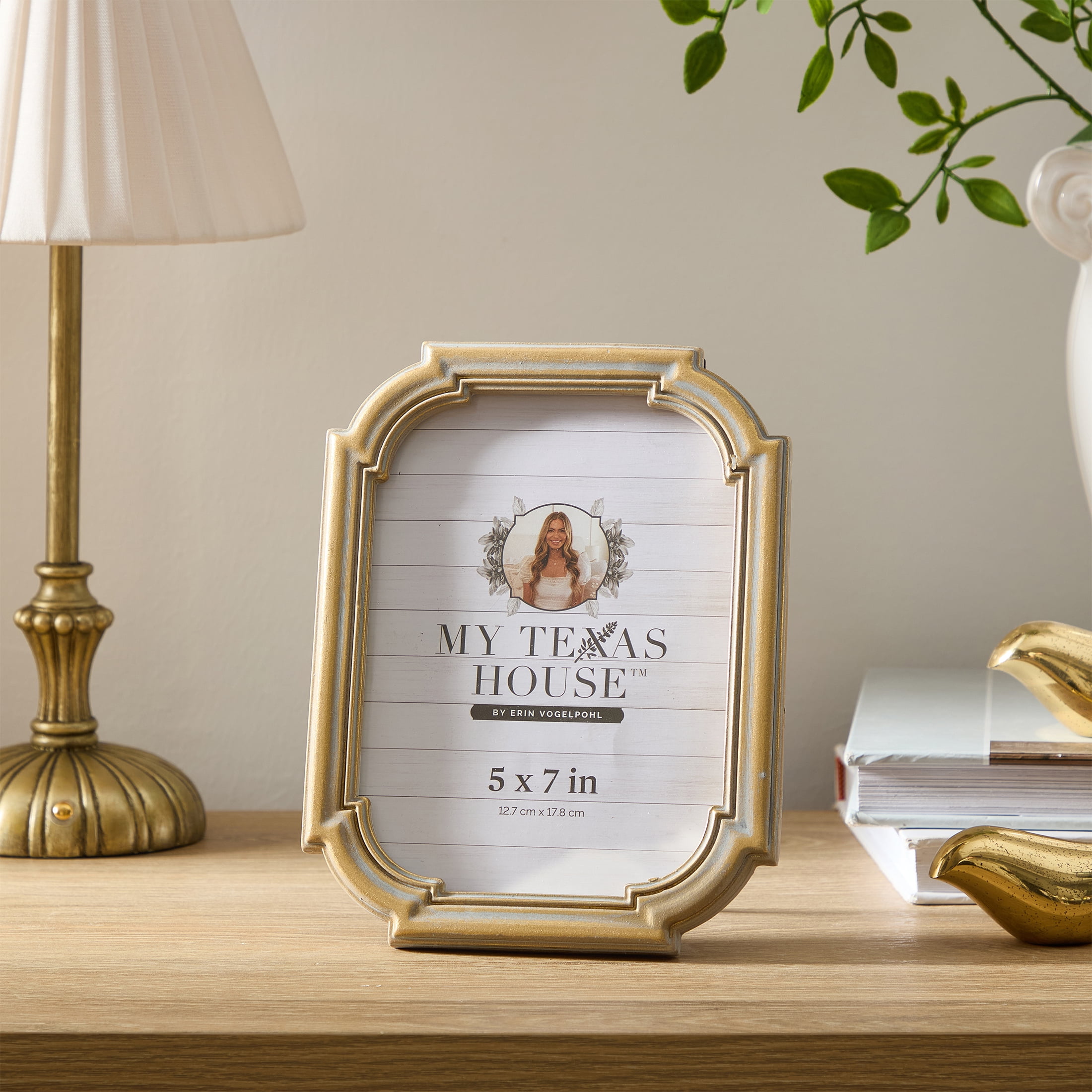 My Texas House 5" x 7" Gold Tabletop Picture Frame