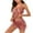 Red, variant on tarylea Pajamas for Women Set Deep V Neck Spaghetti Strap Ruffled Camisole Tie Side Elastic Waist Shorts Solid Color Casual Cute Summer Sleepwear Suits