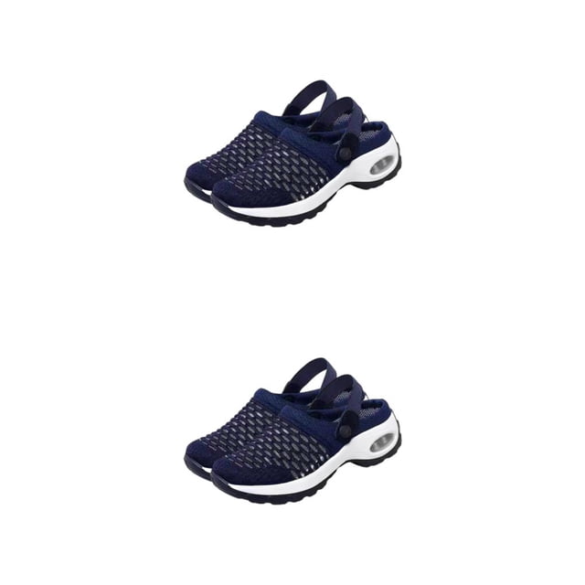 Zapatos sin Cordones Jumpingount 2 Piezas Elegantes Acolchados Azul 43