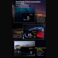thumbnail image 2 of Car OBDⅡ Heads Up Display with 5.5-inch Color Screen - A8 Model Vehicle Diagnostic Tool, Speed/Water Temperature/Voltage Monitor, Fault Code Scanner & Alarm System, ABS Material, 9V-16V DC, Includes, 2 of 7
