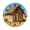 ZZNZ09022024, variant on Zhmjortal House Pattern Wall Clocks Battery Operated 10 inch - Quiet Silent Round Clock Non-Ticking Desk Clock Decor for Kitchen Bathroom Living Room Office School Home Decorations
