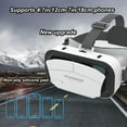 thumbnail image 3 of G12VR Virtual Reality 3D Glasses for Mobile, Compatible with 4.7-6.2 Inch iPhone & Android Phones, No Battery/Electronics, for VR Games & 3D Movies, Ergonomic Design, 3 of 6