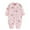 Pink Q, variant on Bovxnpu Baby Girl Bodysuit, Infant Baby Cotton Bodysuits, Child Printing Newborn Button-Neck Long Sleeved Long Rompers 6-9 Months