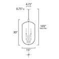 thumbnail image 2 of 10039SN Maxim Lighting Provident-6 Light Chandelier-15 Inches wide by 30 inches high-Satin Nickel Finish    -Traditional Installation, 2 of 5