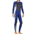 thumbnail image 3 of Eigraketly Traje de buceo con cremallera trasera de neopreno profesional transpirable resistente a los arañazos traje de baño impermeable para Deportes acuáticos Armada XS, 3 of 6