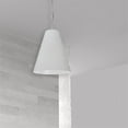 thumbnail image 2 of Dainolite Anaya Moyen 1-Light 100W Tissu Pendentif en Blanc Mat, 2 of 2