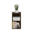 thumbnail image 3 of Pemberly Row Contemporary 2-Tier Open Shelf Bookcase in Amber Pine, 3 of 6