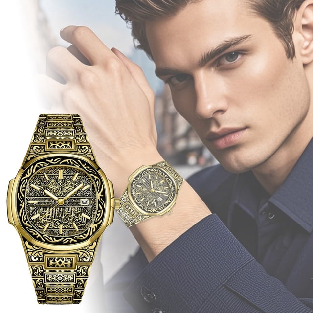 Reloj de Pulsera Para Hombre, Original A Estrenar Correa Metalica Hombre, Moderno, Casual, Deportivo Reloj de Pulsera,Reloj Digital Multifuncional para Hombres, Deportes, Correr A,metal