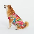 thumbnail image 4 of LNWH Phoenix Flower Print Pattern Dog Clothes, Breathable Warm Cotton Pet Clothes XX-Large, 4 of 8