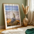 thumbnail image 5 of Zen Stones, Torrey Pines - California Photography Oak Framed Wall Art Print 12 x 18 inches, 5 of 59