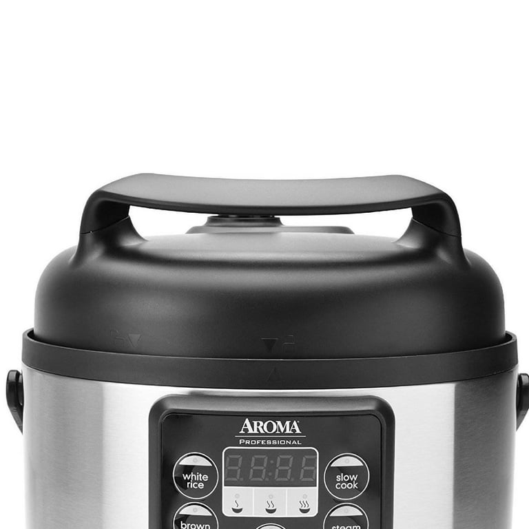 Aroma Professional Electric 3 Quart Programmable Pressure Multi Cooker 2 Pack