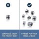 thumbnail image 2 of 7Pcs Multiple Size Tap Hose Adapters Solid Brass Fit Removable Sink Aerators, 2 of 5